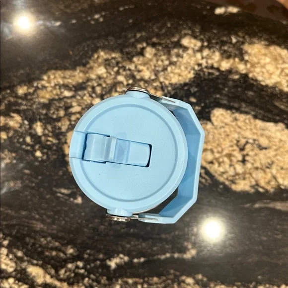 Stanley Light Blue Stitch Pattern Travel Tumbler - Picture 4 of 5